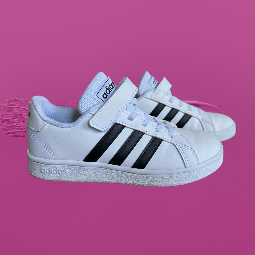White Adidas Boys Size 1